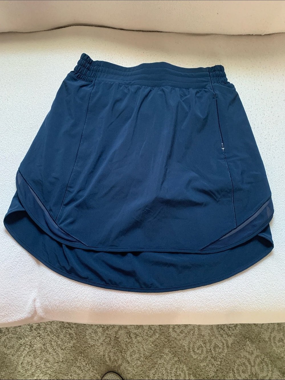 lululemon athletica Navy High-Low Active Skirt